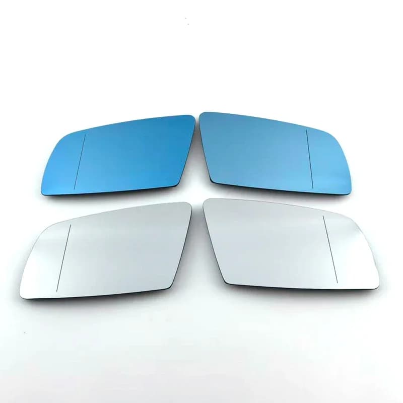 For BMW 5 Series E60 E61 E63 E64 2003-2008 Left&Right Side Blue Heated Wing Mirror Glass Wide Angle Rearview Mirror