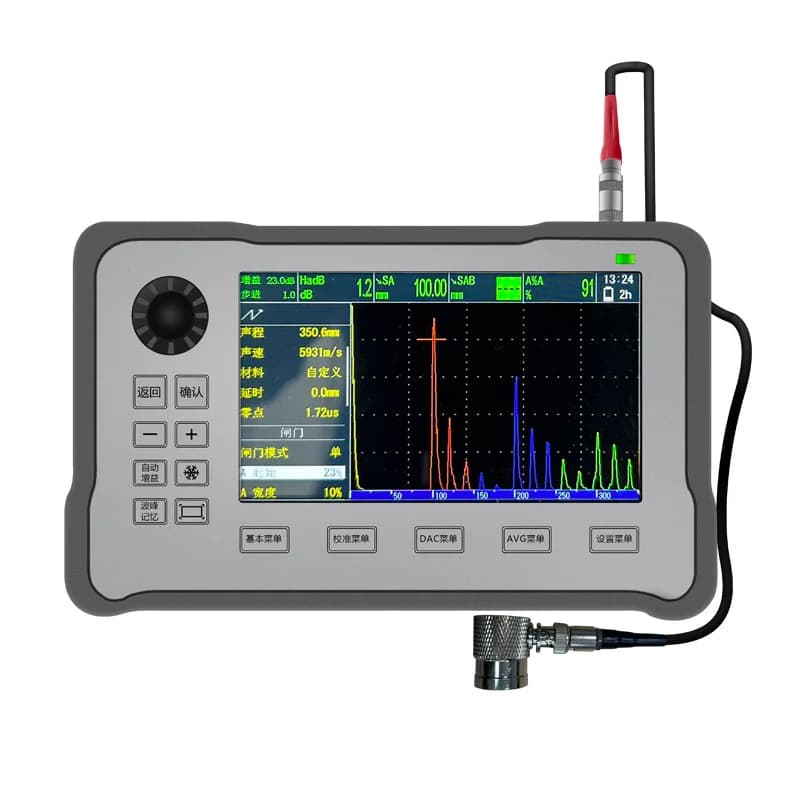 UF100 Ultrasonic Flaw Detector Metal Steel Pipe Welded Casting Internal Parts Pore Portable Crack