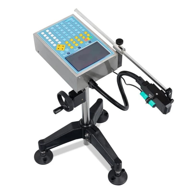 Automatic small character inkjet coding pearl cotton plastic template aluminum carton building materials marking machine