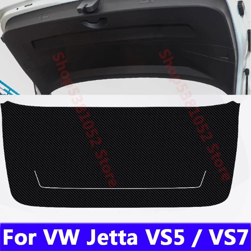 For VW Jetta VS5 VS7 2019-2024 Car Trunk Tailgate Protection Pad Trunk PU Leather Anti-dirty Pad Accessories Cover
