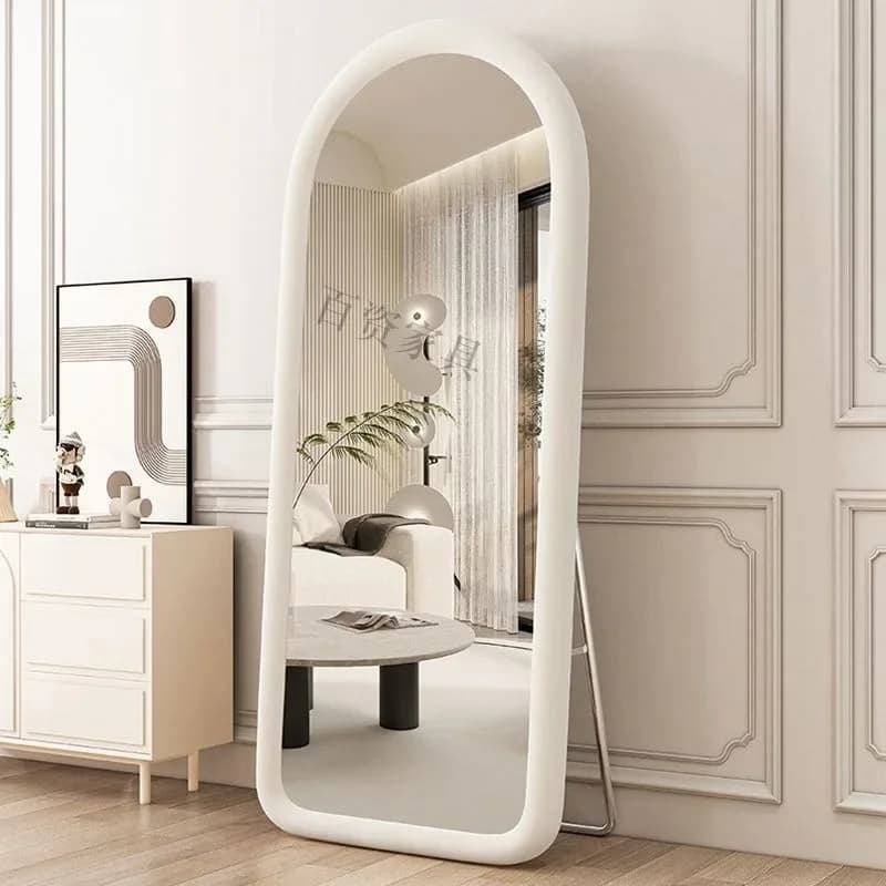 Organizer Nordic Mirror Dressing Office Makeup Bedroom Women Mirror Aesthetic Design Adornos Para El Hogar House Accessorie