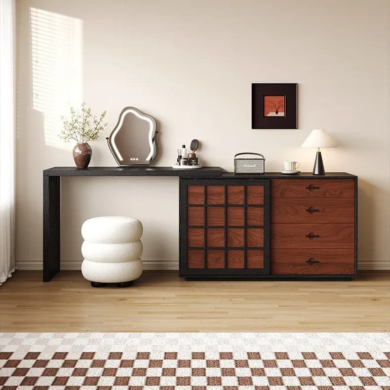 Modern Dressing Table Mid Century Service Comfortable Dressing Table with 6 Drawers Cosmetics Shelf Vestidores Chinese Furniture