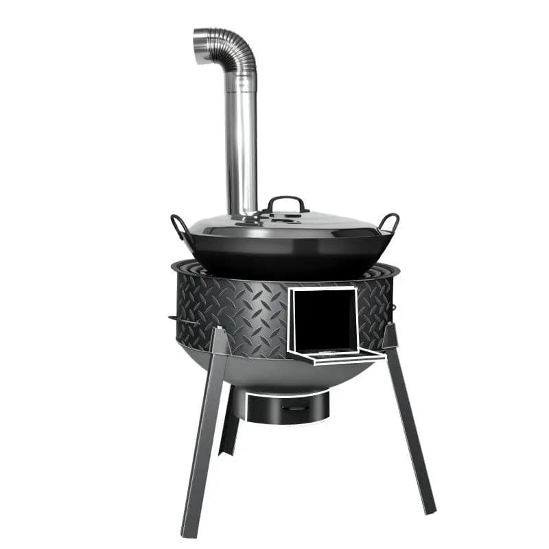 Outdoor thickened rural wood-burning stove new mobile stove