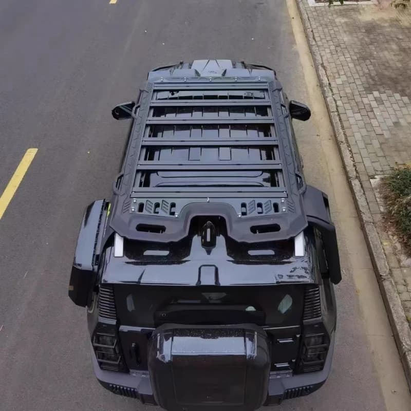 Aluminum Roof Rack 100KG Load Capacity Anti-Vibration Fit For SUV