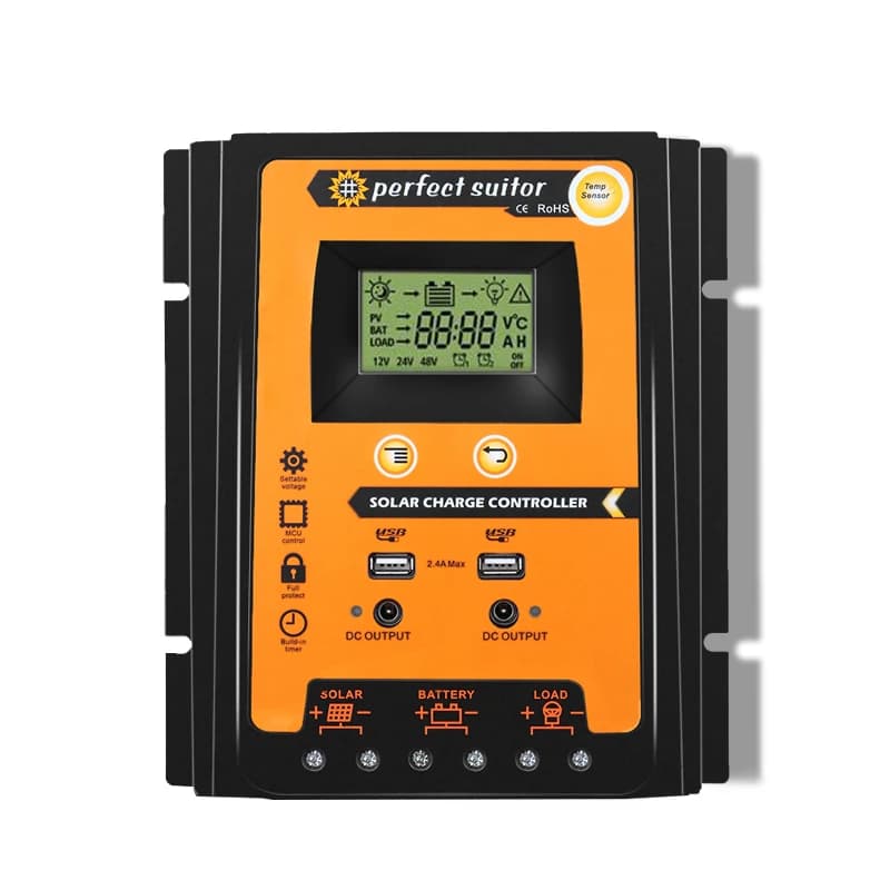 Wholesale Custom 50A Solar Charger Controller 12V24 AUTO Pwm Solar Charge Controller for Street Solar Charge Controller