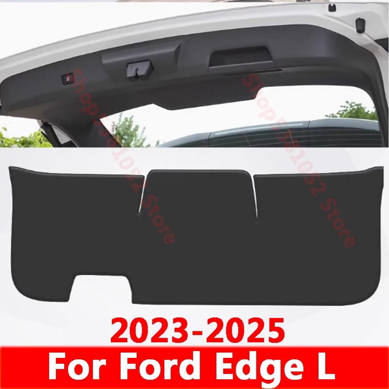 For Ford Edge L 2023 2024 2025 Car Trunk PU Leather Protective Anti-dirty Pad Car Trunk Tailgate Protection Pad Accessories