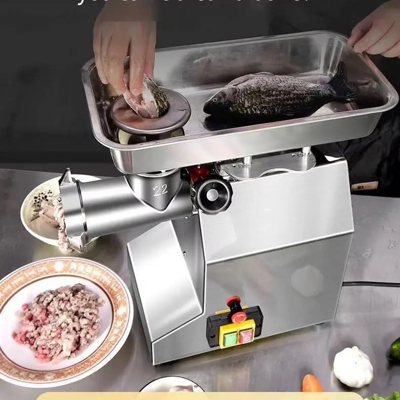 Factory Direct Sale 1500w 7kg Meat 1 Minute Stainless Steels Meat Grinder for Home Kitchen Blender Machine
