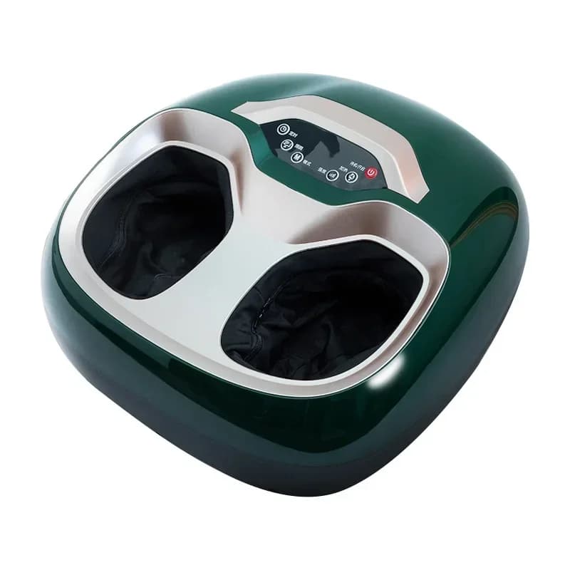 Household multi-functional foot therapy machine, foot massager, fully wrapped airbag, hot compress, kneading and pressing foot