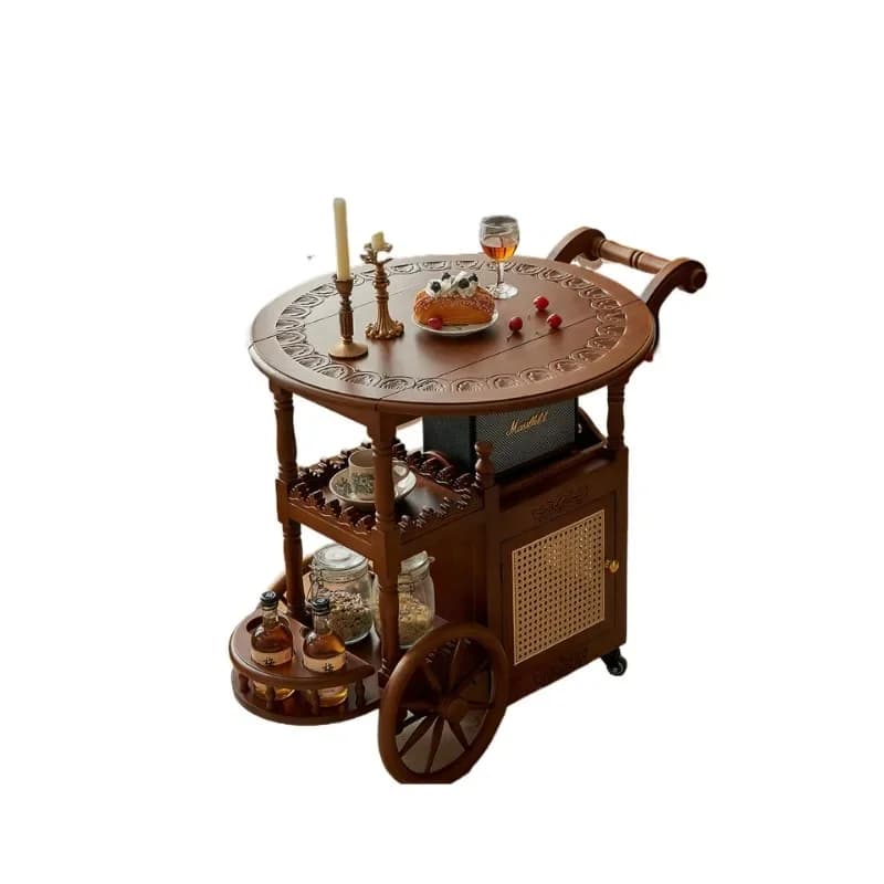 Medieval style removable, small side few American retro cart