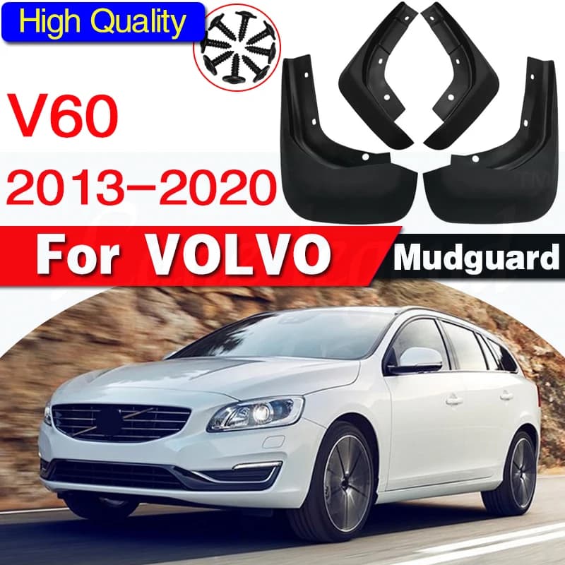 mudflap for volvo V60 2013-2020 Mudguard fenders Mud flaps splash Guard Mudguards Fender car accessories Front Rear 4 pcs
