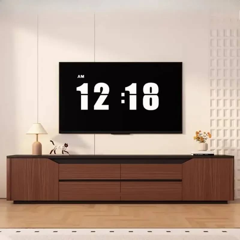 Stylish Spacious Fashionable Tv Cabinet Decorative Industrial Versatile Wooden Tv Cabinet Mobile Soggiorno Indoor Furniture