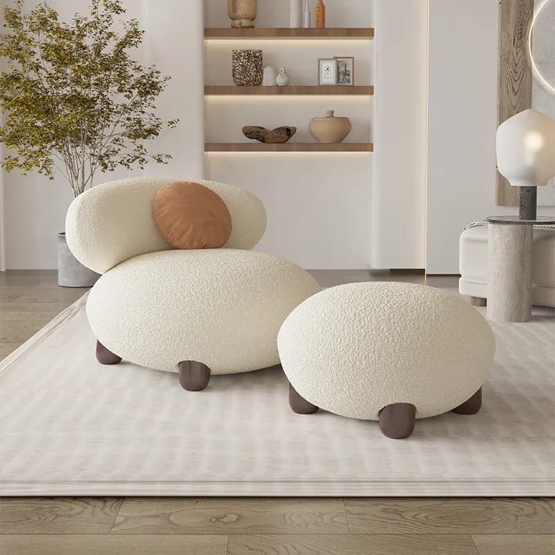 Boneless Luxury Chair Modern Oversized Designer French Chair Unique Floor Chaise Coiffeuse Maquillage Bauhaus Furniture