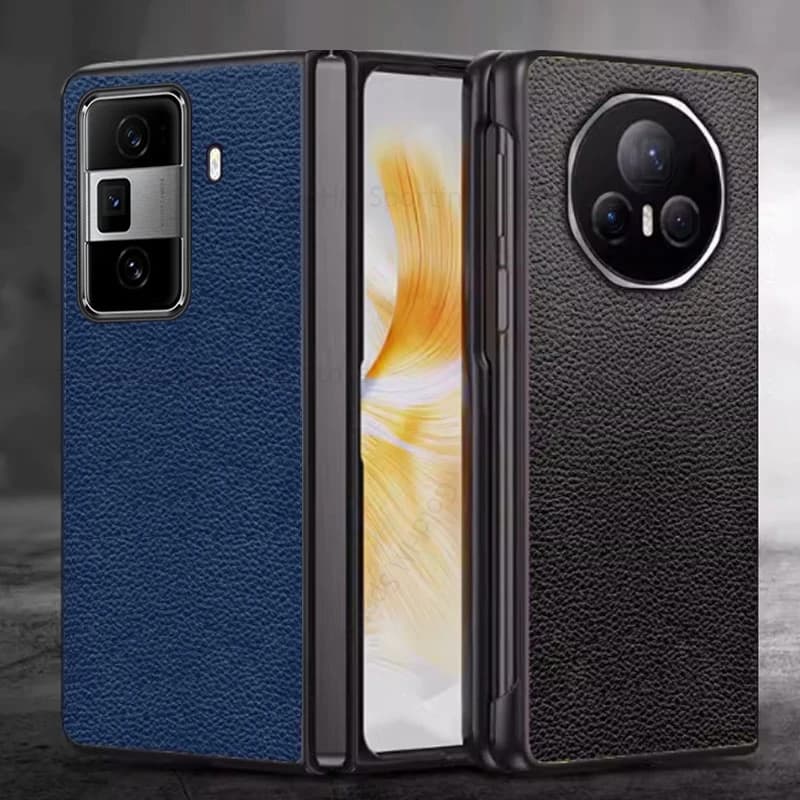 Lychee Leather Shockproof Phone Case For Honor Magic Vs3 Flip Full Protection Cover For Honor Magic V3 VS2 V2 RSR Fundas