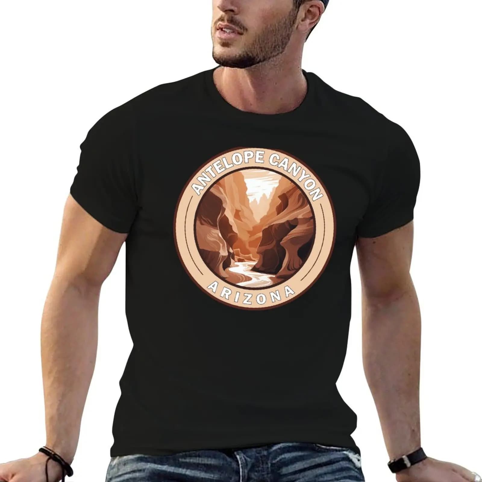 Antelope Canyon Arizona Retro Badge T-Shirt shirts graphic tees vintage clothes mens graphic t-shirts anime