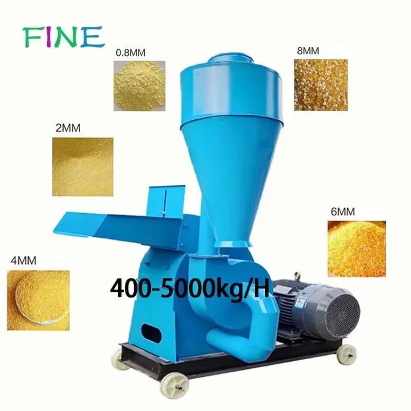 Good Quality diesel Engine Gold Maize Corn Grinding Hammer Mill for Sale