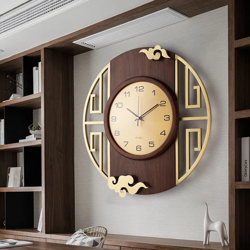 Nordic Style Digital Clock Round Personalised Aesthetic Office Wall Clock Digital Art Luxury Orologio Da Parete Home Decor Items