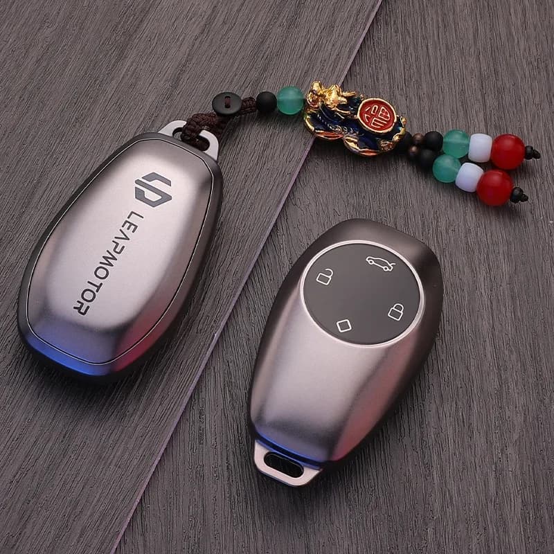 For LEAPMOTOR B10 T03 C01 C11 2024 2025 Car Key Case Cover Key Fob Cover TPU Remote Key Holder Anti-Scratch Keychain Accessories