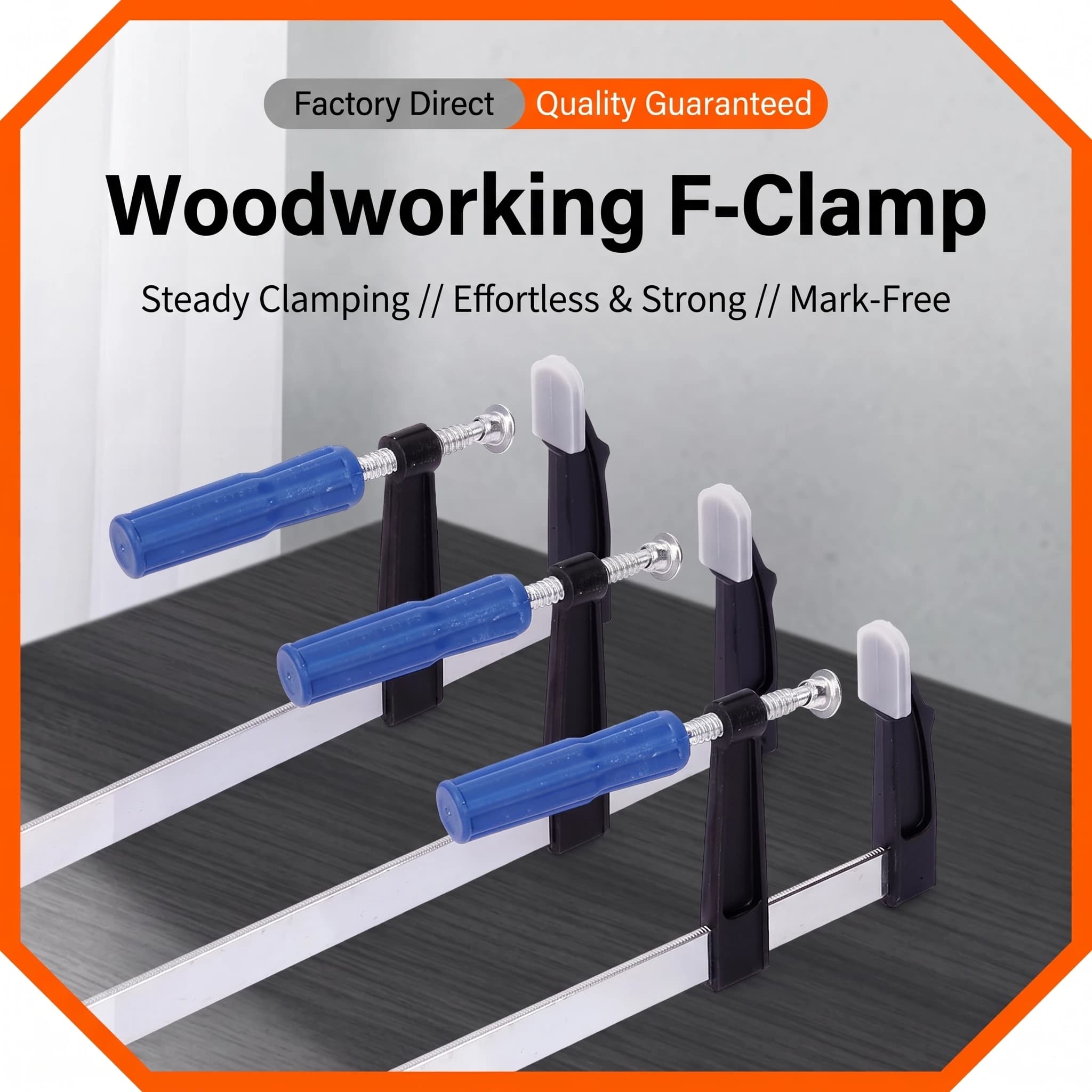 YGTITAN F-Type Woodworking Clamp Quick Release Clamp Wood Board Fixing Clamp Hand Tool for Furniture Making Workbench Grip