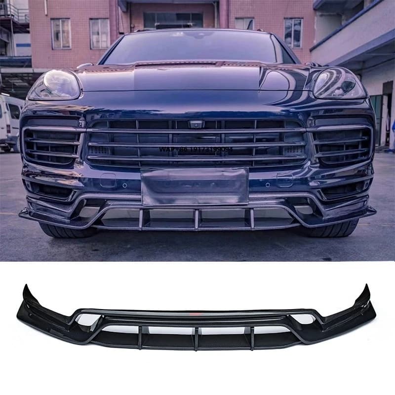 For Coupe Front Bumper Lip Body Kit Carbon Fiber CMST Style 9Y0