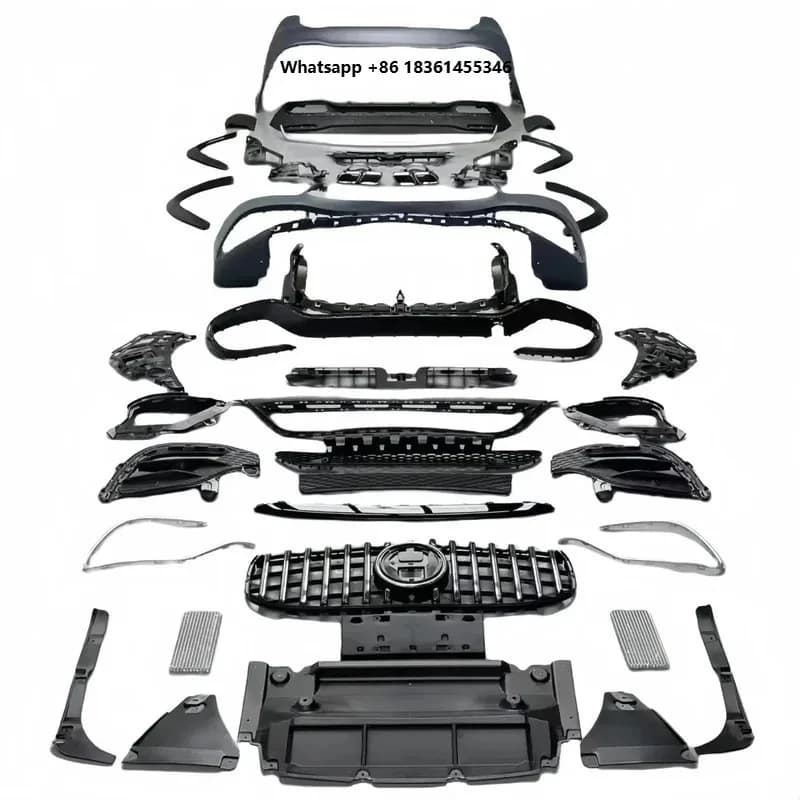 For 2019-2022   GLS Class X167 Upgr To 63  Full Bodykit Front Rear Body Kit BS Auto Car Body Kit