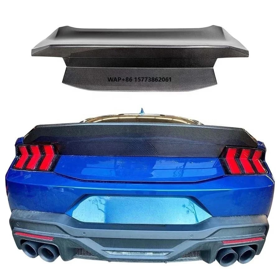 Carbon Fiber 3k Twill Weave AC Style Trunk Lid 2 Year Warranty for Dark Horse S650 Rear