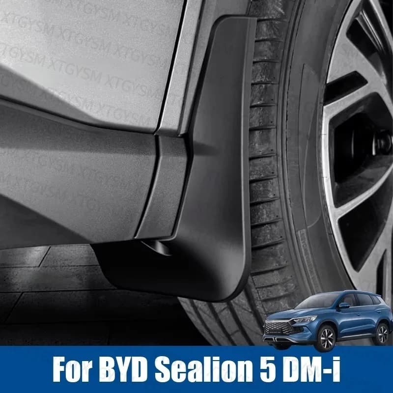 ABS Mud Flaps Splash Guards Mudguards Fenders Flap Guards Car Accessories For BYD Sealion 5 DM-i 2025 Front Rear Auto Parts Set