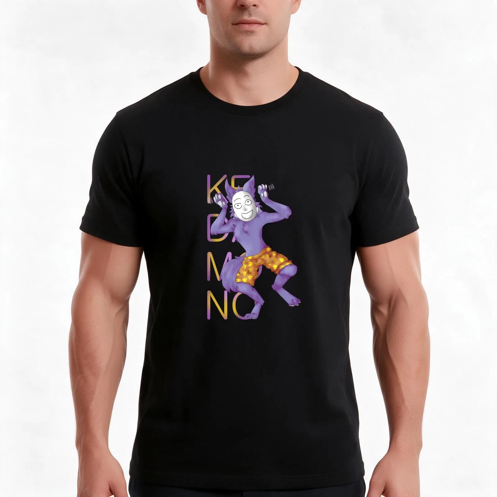 Kedamono - Popee The Performer T-Shirt, Summer Casual Cotton Tee, Oversized Streetwear Tops, Vintage Graphic Print, 100% Cotton