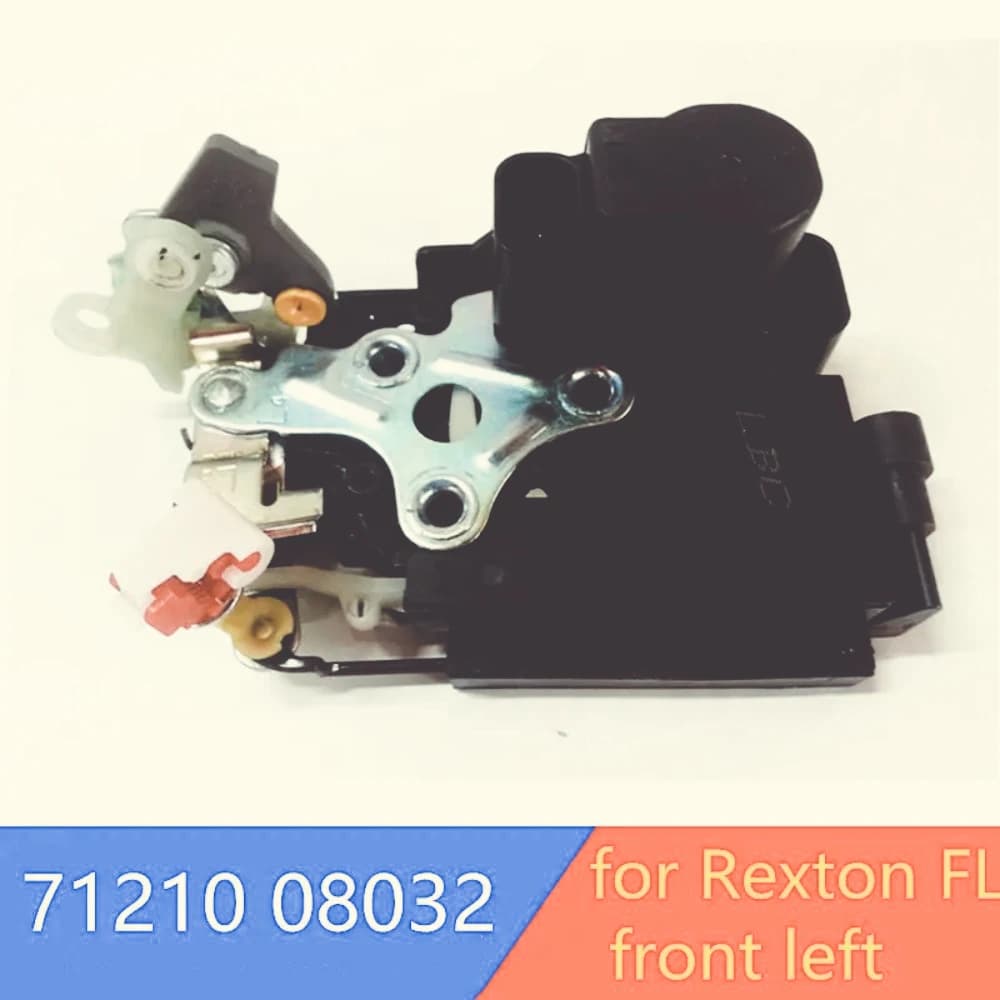 ZF-T Montaje de pestillo de puerta delantera izquierda para Ssangyong Rexton, actuador de pestillo, 7121008032-2001, 2017, 71210