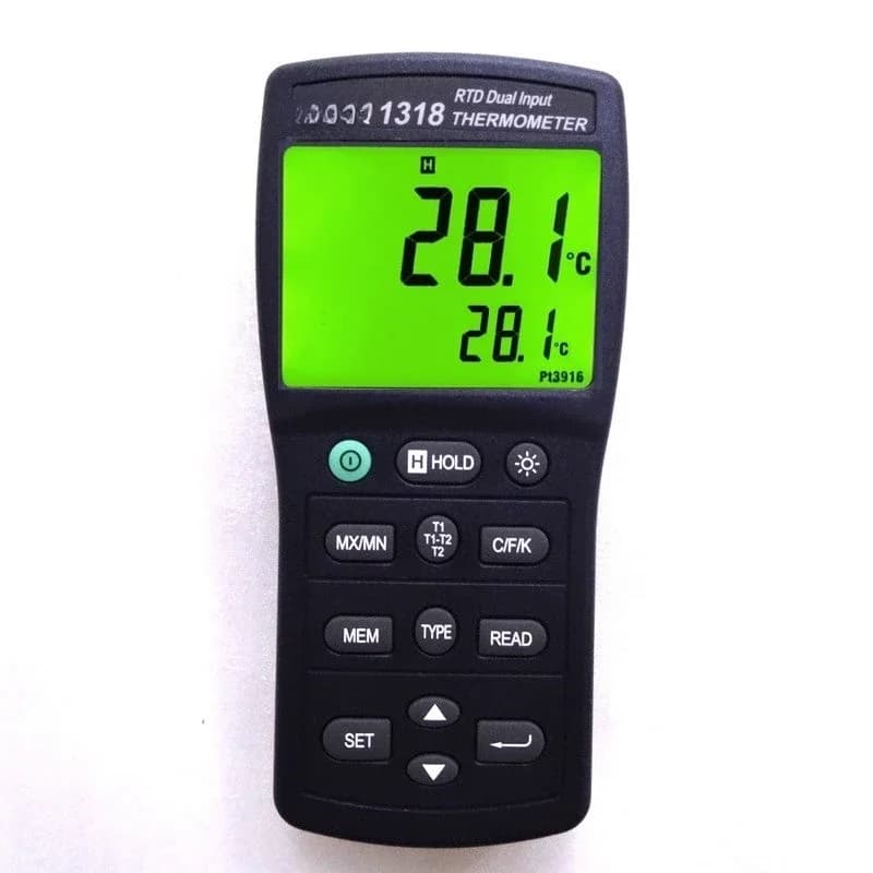 Platinum Platinum Resistance Thermometer TES-1317/1318 High Precision Thermometer Probe PT100
