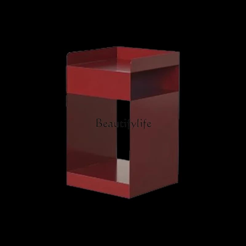 FG43Portable Modern Metal Nightstand Nordic French Italiya Design Bedroom Bedsides Table Unique Small Cabeceros Home Furniture