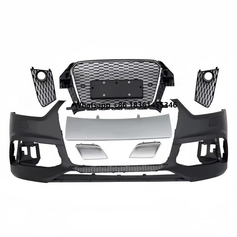 Upgrading the Grille, Front Bumper and Front Apron Suitable for 12-15 Models of  Q3.