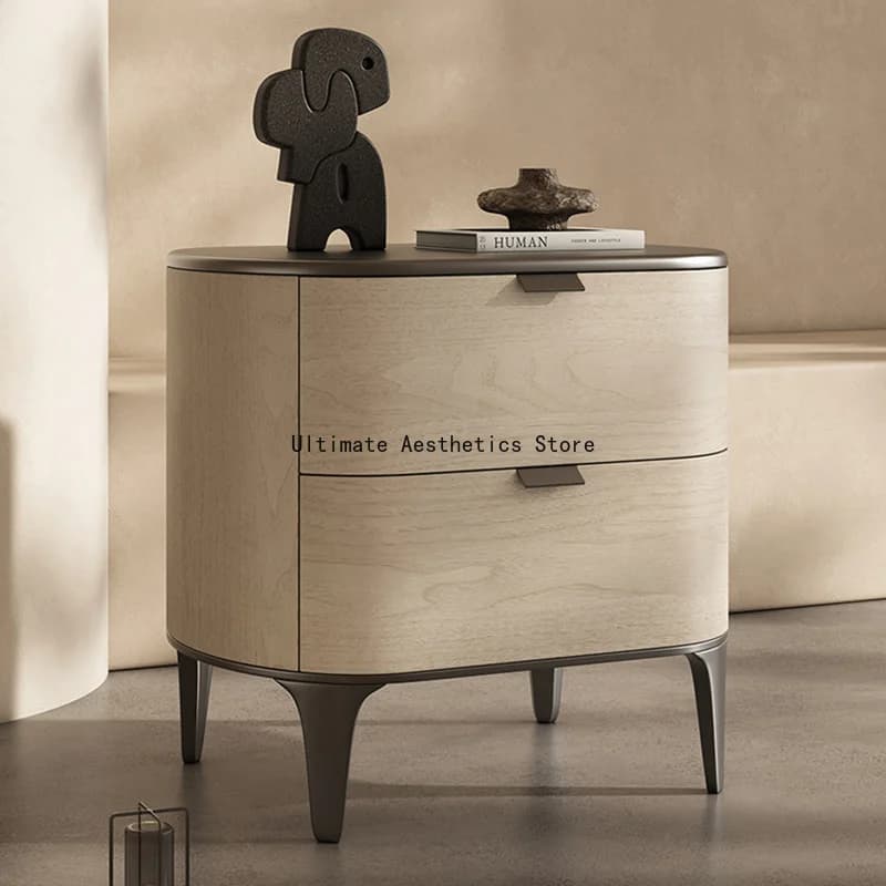 Aesthetic Luxury Nightstands Display Modern Creative Trendy Bedside Tables Delicacy Quality Mesa De Noche Bedroom Furniture