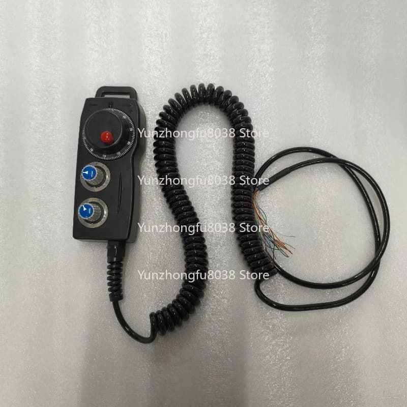 Manual Pulse Generator Handwheel with Numerical Control with Coil Cable, MPG Pendant for Lathe/milling, 5V/12V