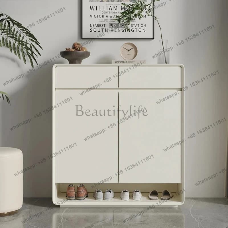 Shoe Cabinet for Home Entrance, Large Capacity Modern Simple Hallway Cabinet, Living Room Entryway Cabinet