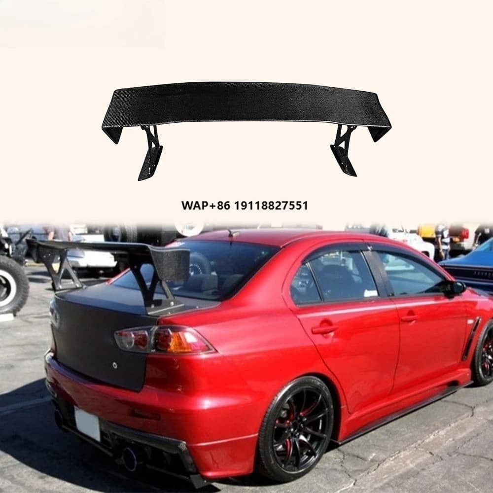 Evolution X EVO 10 07-16 Rear Trunk GT Spoiler Wing Carbon VAEU Model with Lancer Features