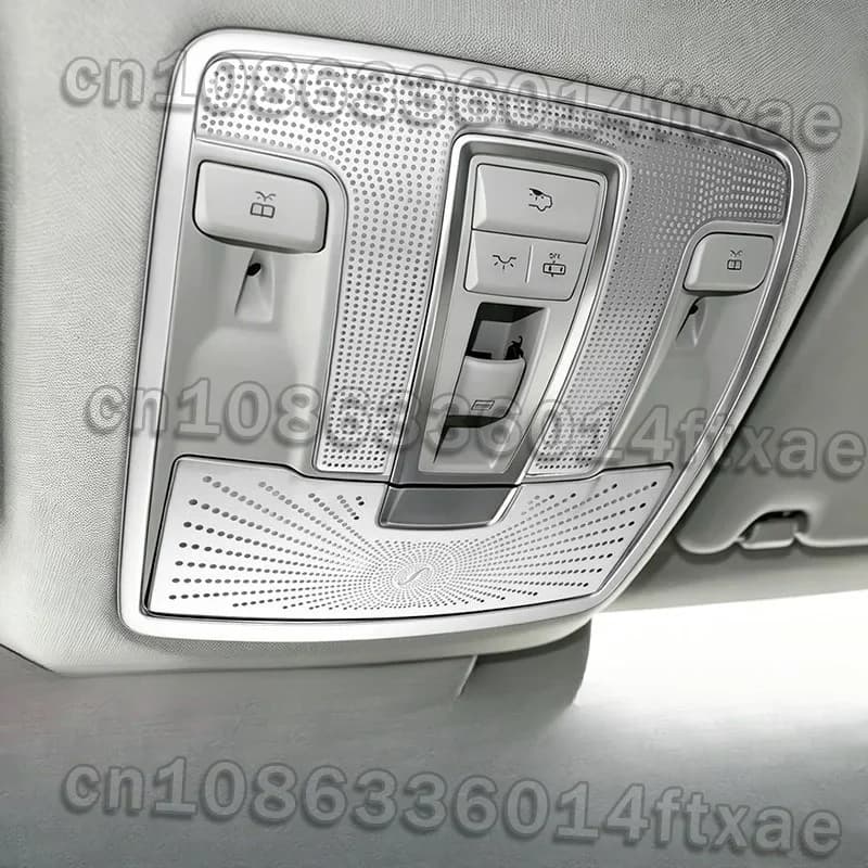 Suitable for Mercedes-Benz ML320 Modified GL400 GLS450 GLE320 ML300 Roof Reading Light Decorative Cover Modification Sticker