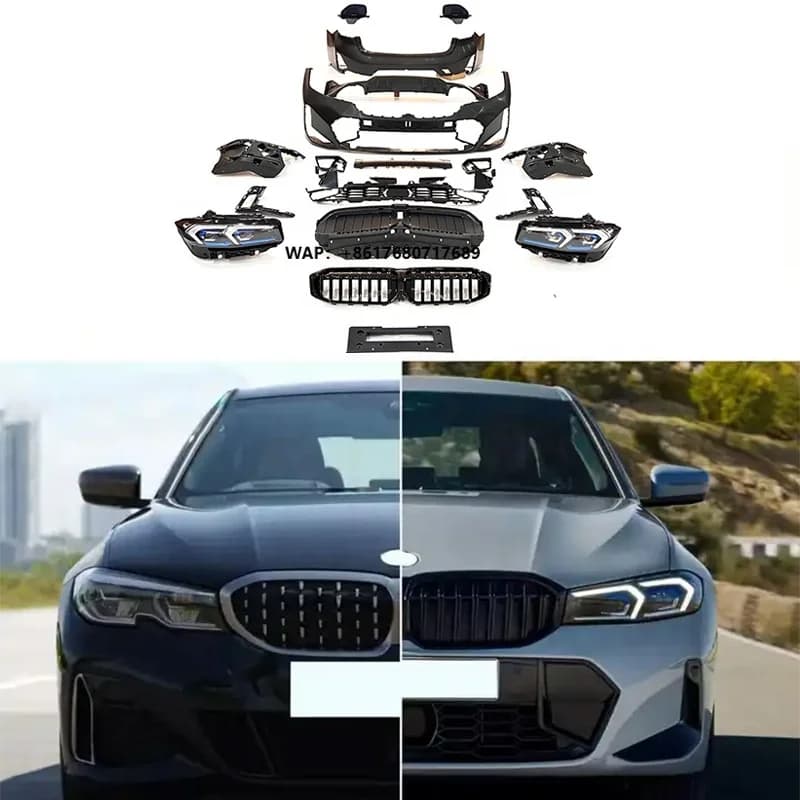 2019-2022Y 3 Series G20 Upgrade to G20 LCI 2023 New MT-style Body Kits G20 Facelift Car Accessories Car Bumpers Auto Parts