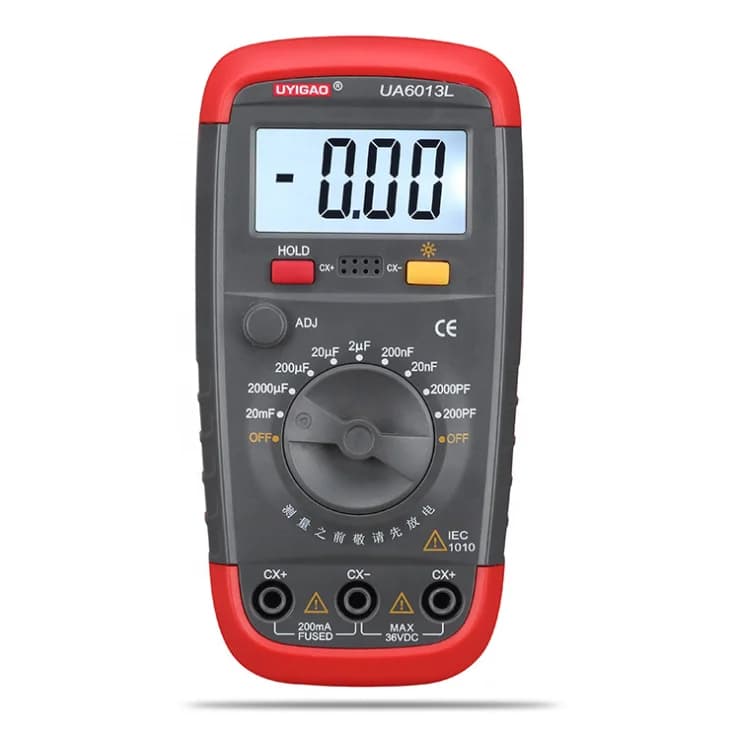 UA6013L Professional Capacitance Meter Digital LCD Capacitor Tester Electronic Diagnostic Tool