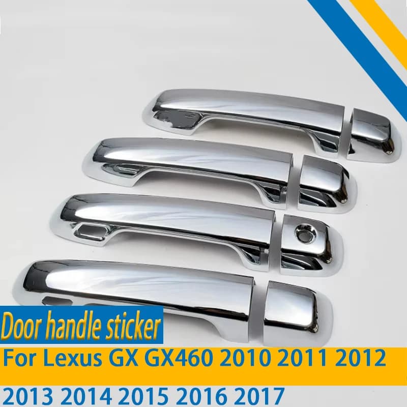 Chrome Car Door Handle Cover Decor Trim Styling Accessories For Lexus GX GX460 2010 2011 2012 2013 2014 2015 2016 2017