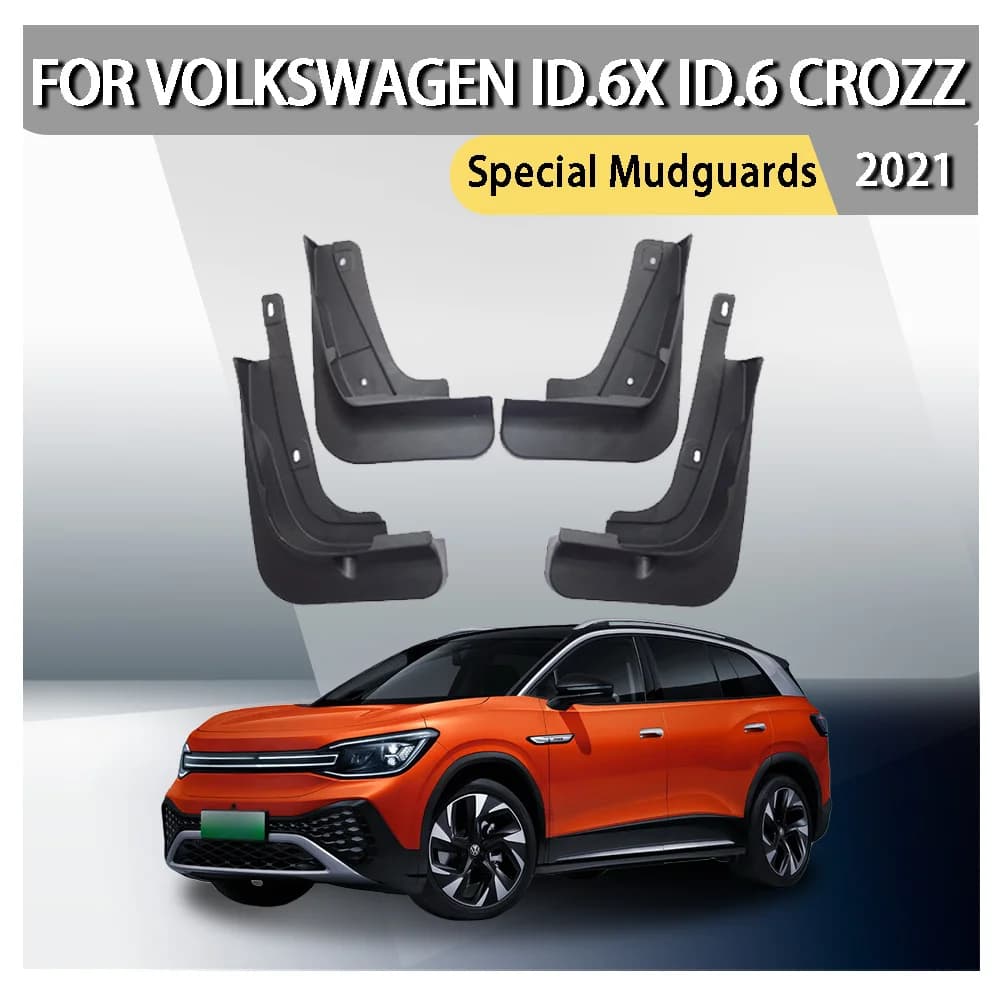 ABS Plastic Car Styling Special Mudguards For Volkswagen ID.6X ID.6 Crozz 2021 Car Decoration Car Upgrade Cars Accessories