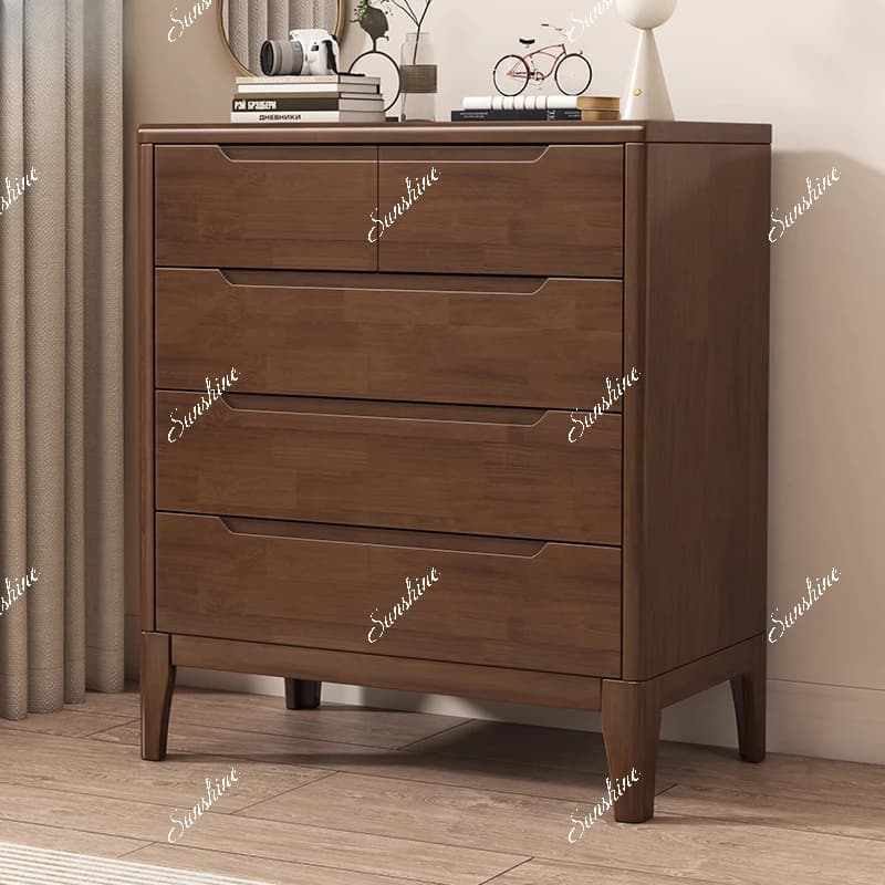 All solid wood storage cabinets, chest of drawers, door storage cabinets