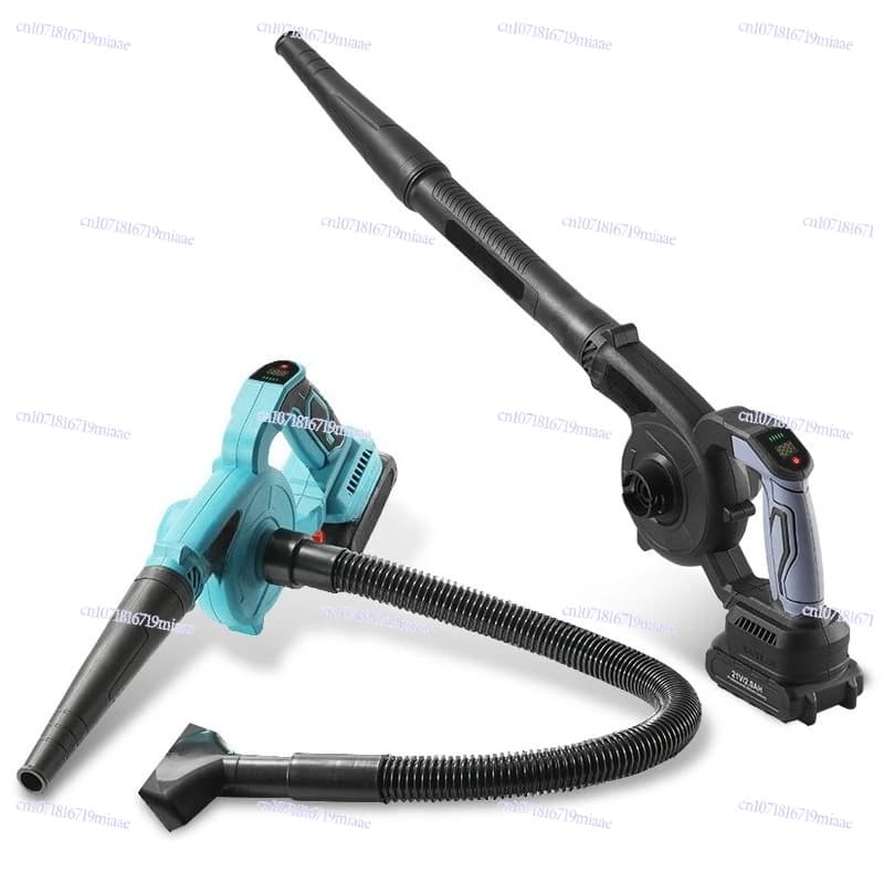 Electric Hair Dryer Blowing Snow Leaves Blowing Dust Collector Dual-purpose Industrial Grade Portable Wireless Lithium Battery