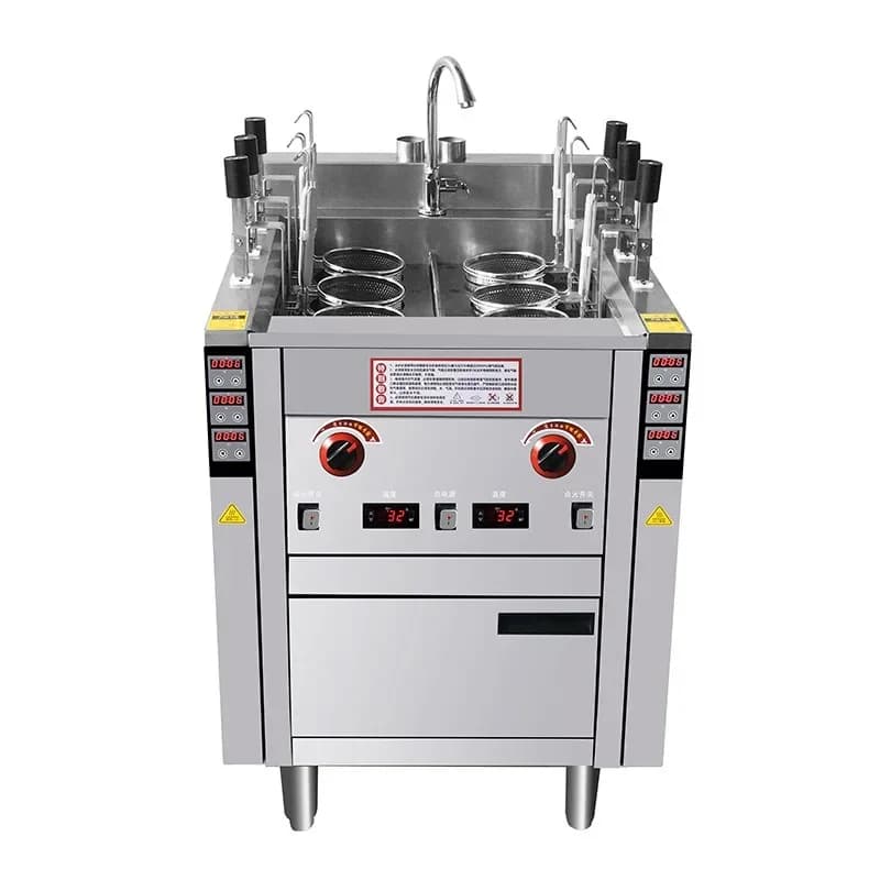 Automatic multi-function noodle cooking stove, commercial lifting noodle cooking machine automatic temperature control
