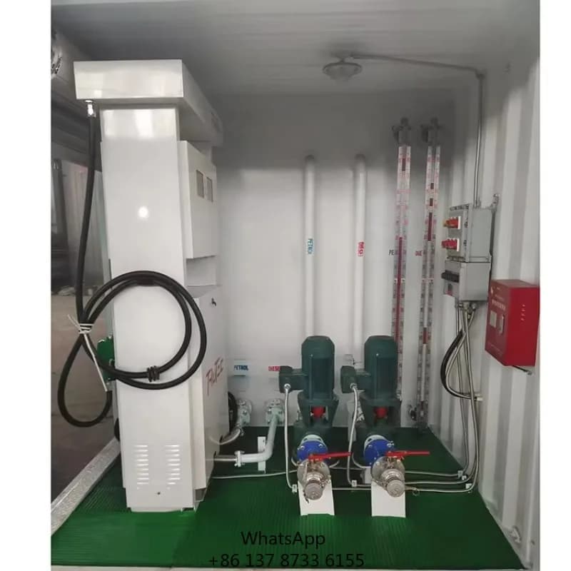 Skid Series 60000 Liters Mobile Fuel Station Mini Fuel Station Container Fuel Station
