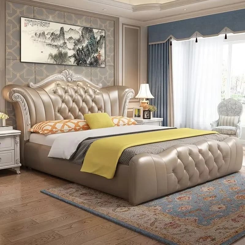 High Sleeper Frame Double Bed Australia Cheap Modern Storage Bedroom Double Bed Full Size White Camas De Dormitorio Furniture