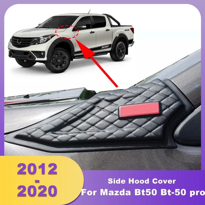 ABS Black Side Hood Cover Car Fender Guards For Mazda Bt50 Bt-50 pro 2012 2013 2014 2015 2016 2017 2018 2019 2020