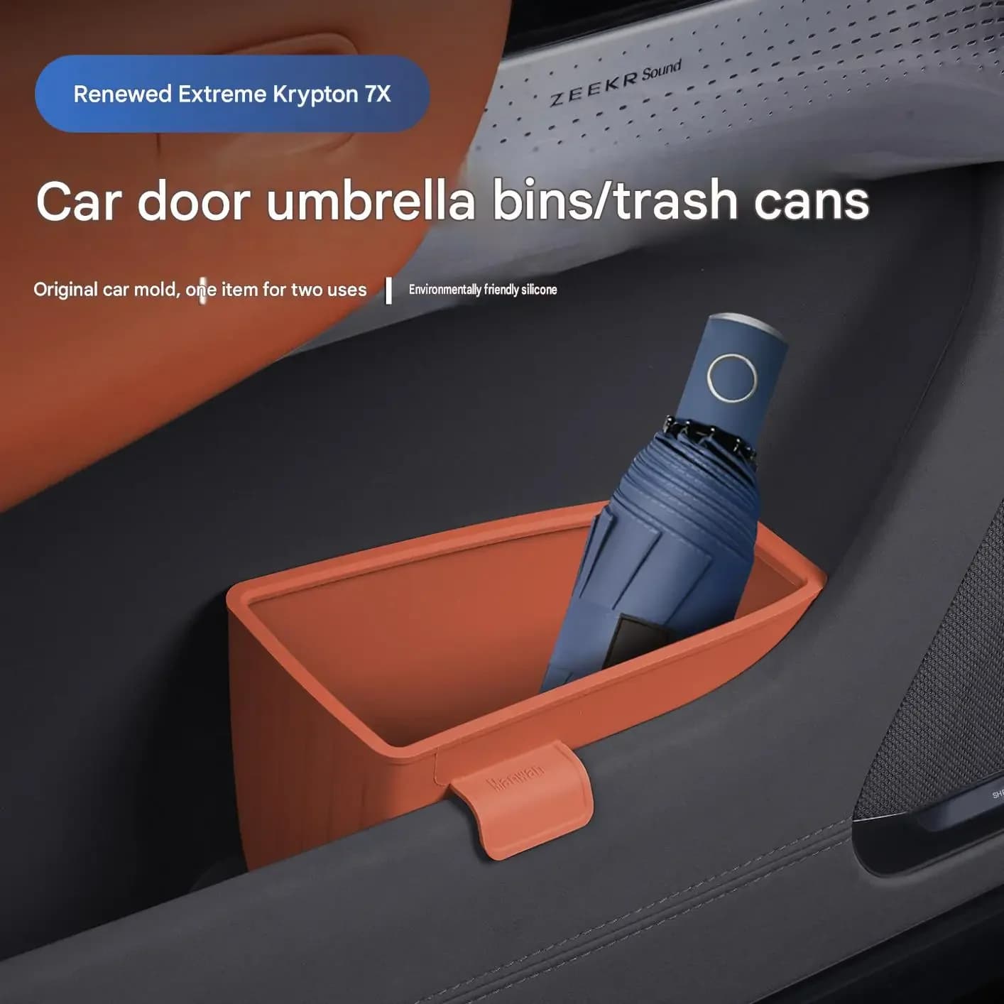 [Fast Shipping] Zeekr 7X Driver and Passenger Side Door Storage Boxes, Car Trash Can, Umbrella Can