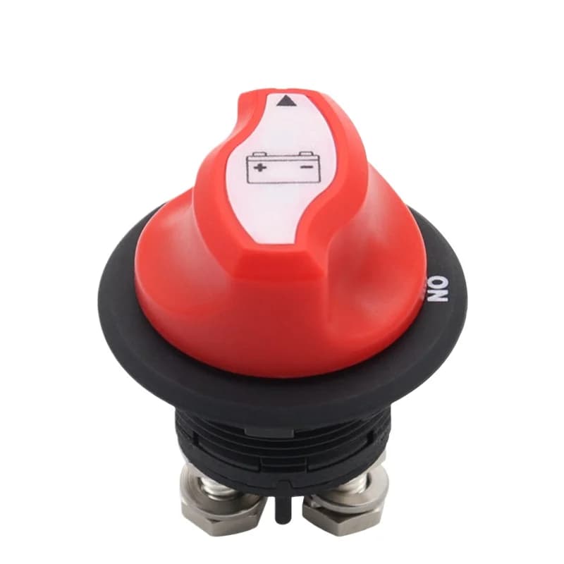 Car and motorcycle battery power-off switch Rotary waterproof modification accessories Winch high current power supply power
