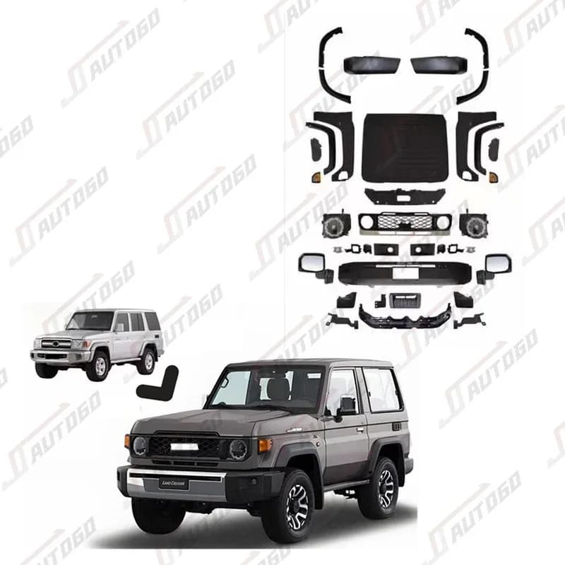 Exterior Body Parts FJ79 LC76 70 Upgr Body Kit Facelift to 2024 Model for FJ79 FJ76 FJ70 LC79 LC76 LC70 Vehicles 2007-2023