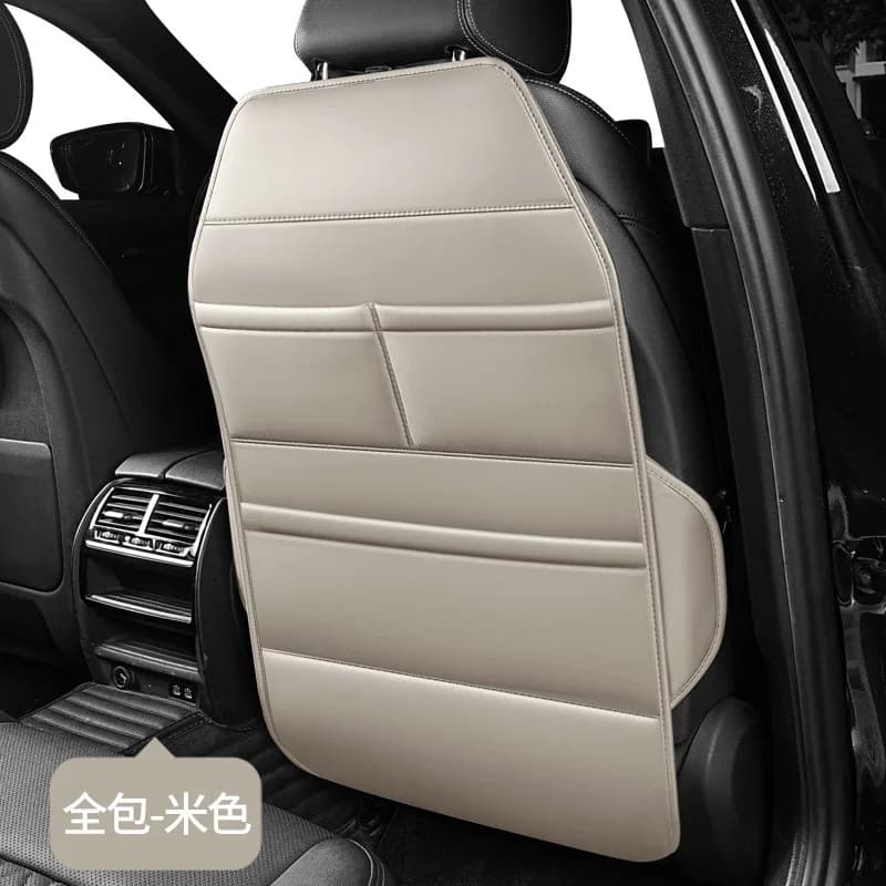 Car Seat Back Organizer PU Leather Multi‑Pocket Storage Bag Universal Auto Backseat Pouch Holder Storage Car Interior Accessorie